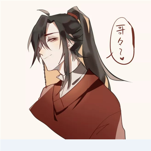 萌宝花谢上线,咬着奶嘴的小哥哥超级萌的,"天官赐福"动漫头像