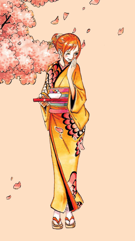 航海王:和之国的罗宾惊艳全场,但看到娜美的和服,漫迷