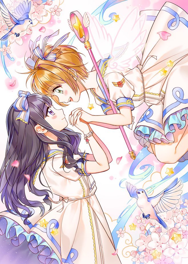 《魔卡少女樱》知世&小樱闺蜜头像 壁纸大全