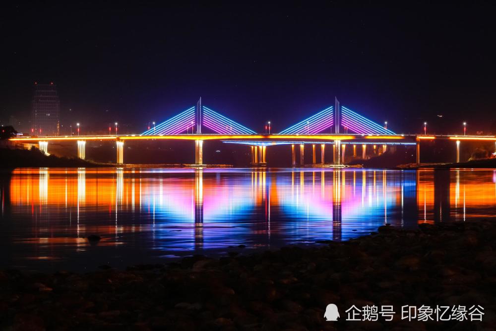 汉江水故乡情,美丽的小城安康,一组汉江的夜景摄影美图分享