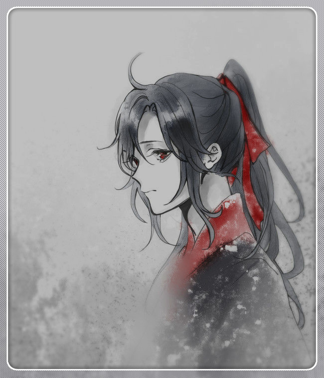 魔道祖师壁纸:图四的魏无羡侧颜真好看