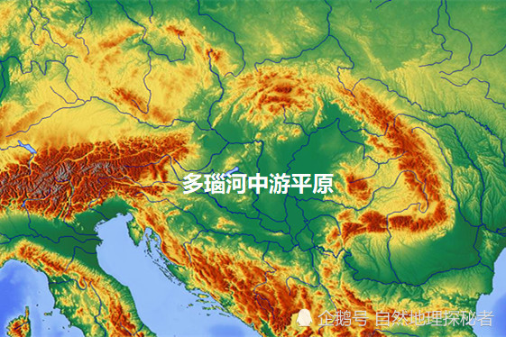 欧洲的地形条件简直不能太好,原来有这么多平原