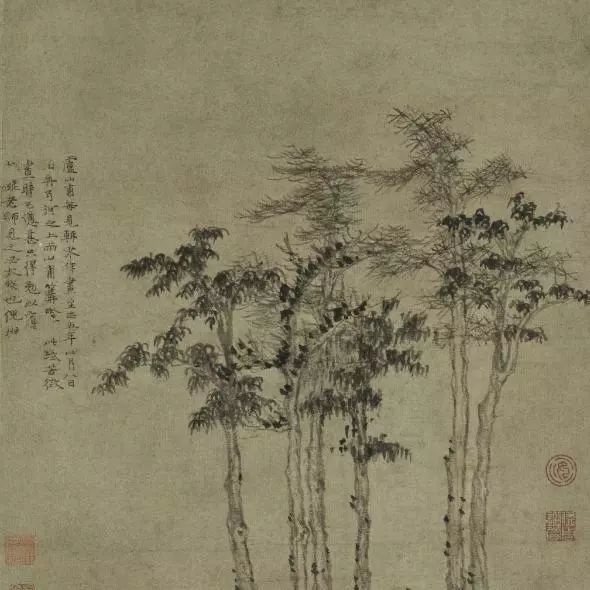 倪瓒,黄公望,六君子图,秋风,题画诗,元曲,殷富,台北故宫博物院,容膝斋