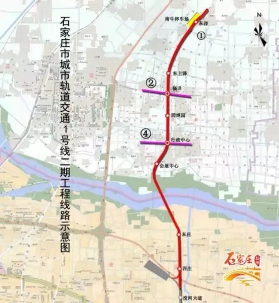 石家庄地铁1号线二期先开通这6座车站,票价确定