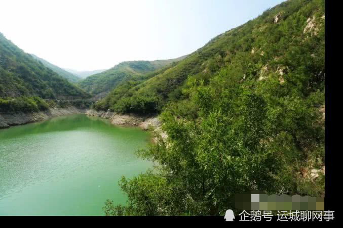 运城南山上的这个水库,吹山风看水景,心轻扬