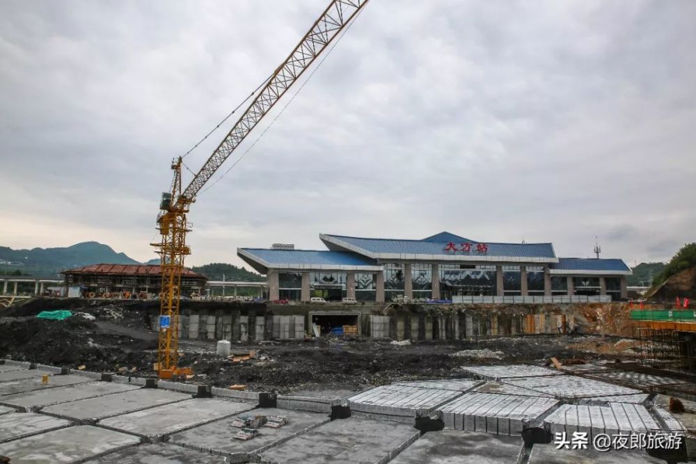 快看!成贵高铁大方站最新建设情况