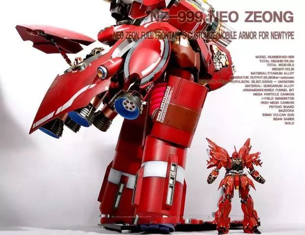 模玩控:hguc 1/144 neo zeong 新安洲专属座驾新吉翁号