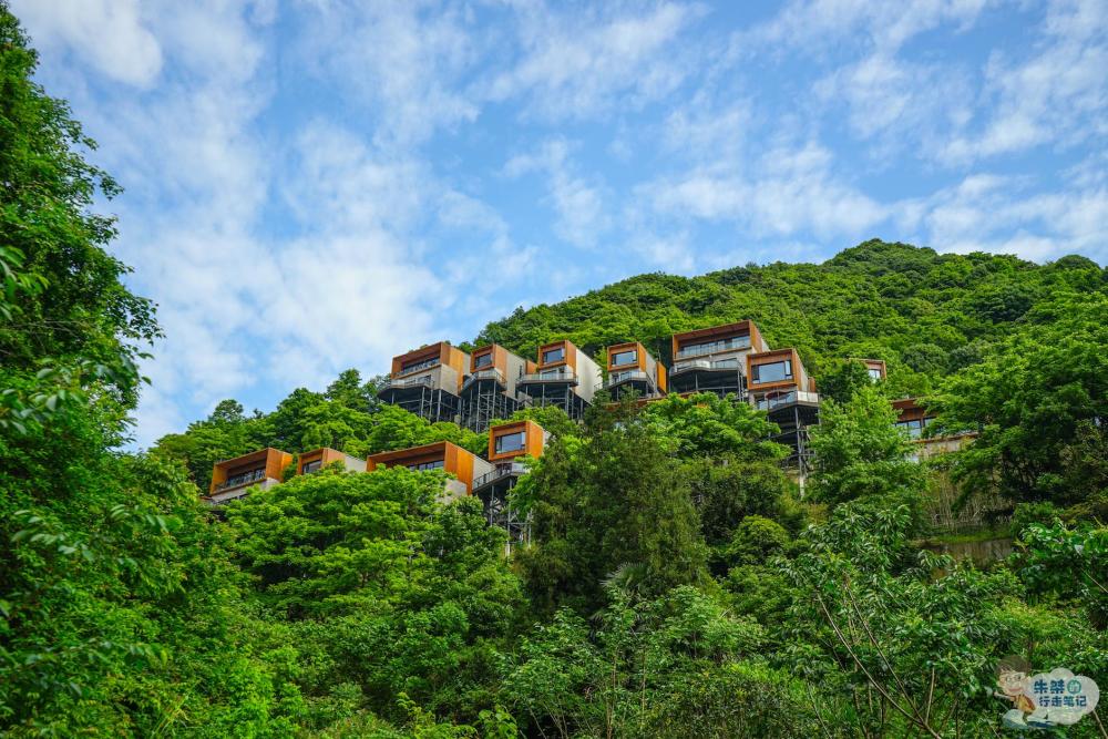 山林中住别墅,山顶无边泳池和天然温泉,宁海网红拔草