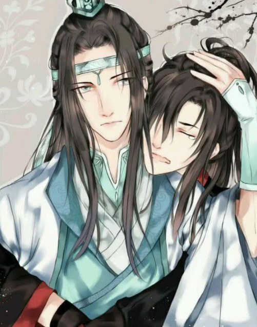《魔道祖师》黑化后的魏婴,抱着蓝湛哭泣,蓝湛用摸头杀安慰他!