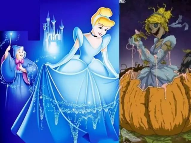 当迪士尼公主黑化变成"丧尸",花木兰骑龙,艾莎女王堆雪人