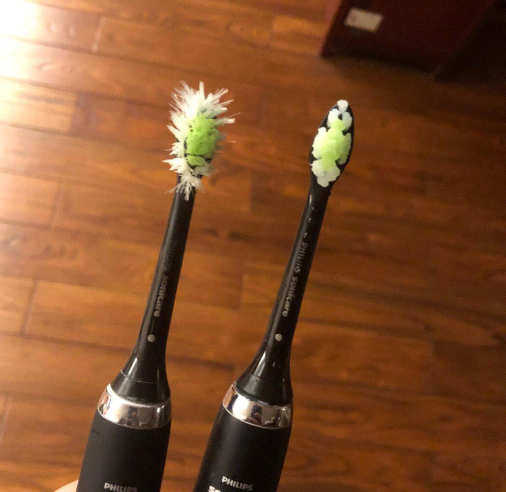 同一款爸爸,同一款牙刷,爸爸们的炸毛牙刷!