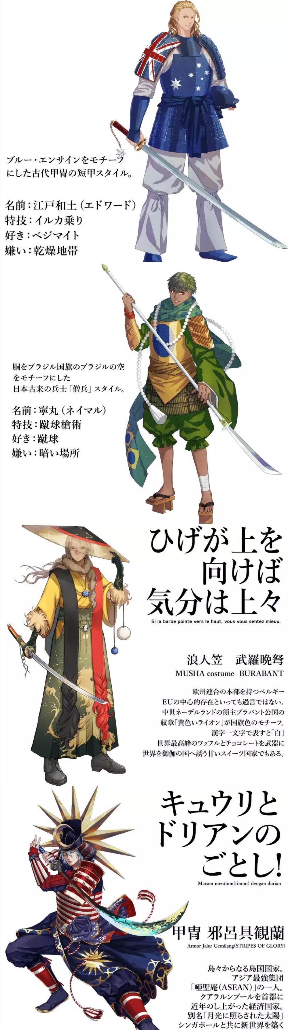 为迎接东京奥运会,日本为各国设计动漫武士,看到中国的被帅哭了
