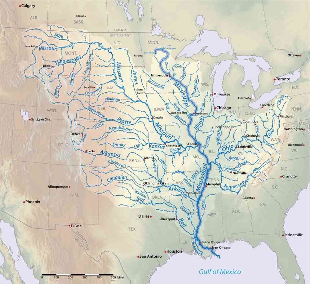 美国第一大河密西西比河洪水也不少,它是如何来治理的