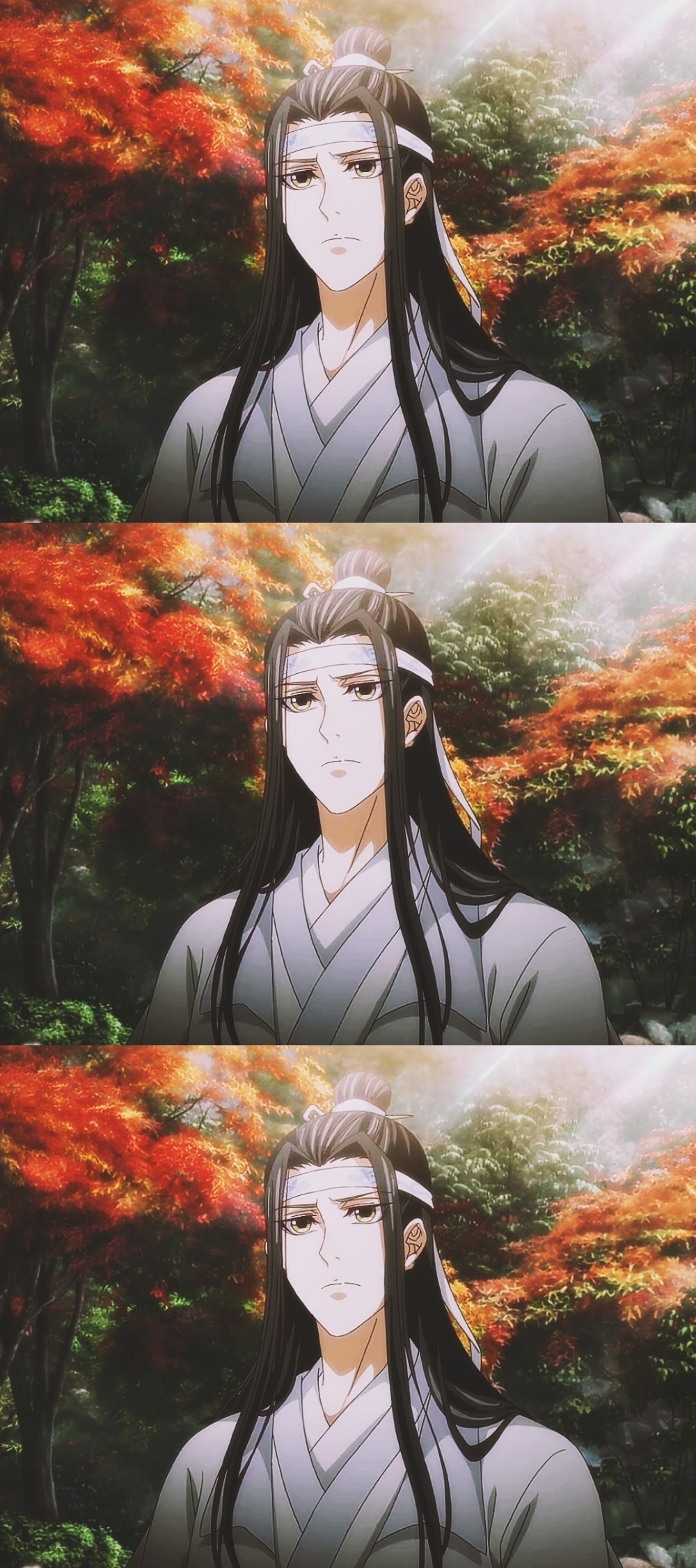 分享一组唯美的《魔道祖师》壁纸,帅气的蓝忘机,是心中的男神