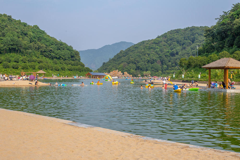 杭州,长滩,夏季,网红,小和山