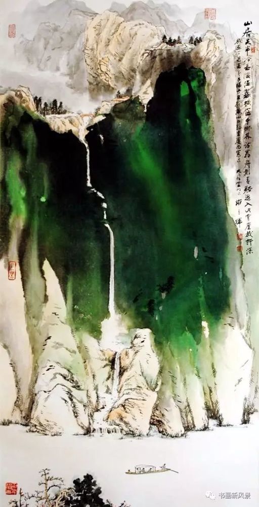 游三辉,1948年出生于台湾宜兰,张大千再传弟子,台北大风堂书画研究会