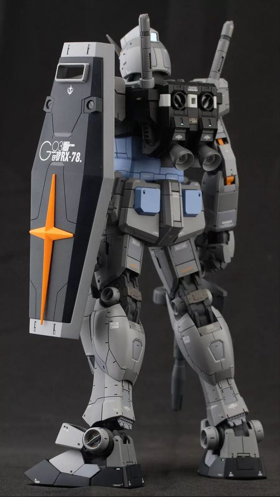 mg rx-78-3 g3高达就应该拥有这么精致的外观