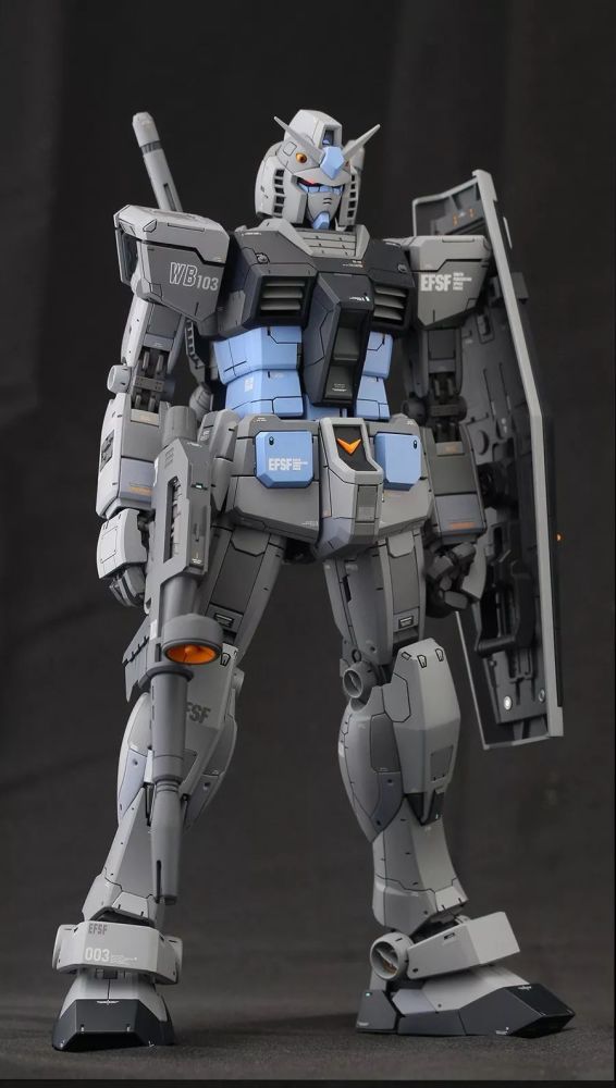 mg rx-78-3 g3高达就应该拥有这么精致的外观