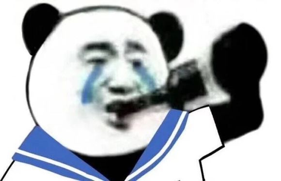 熊猫头搞笑表情包:你没有钱就不要想这些事情了吧!