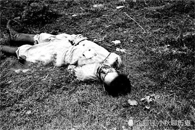 枪决日军战犯的老照片:图3行刑前的傲慢,图6死亡前的恐惧