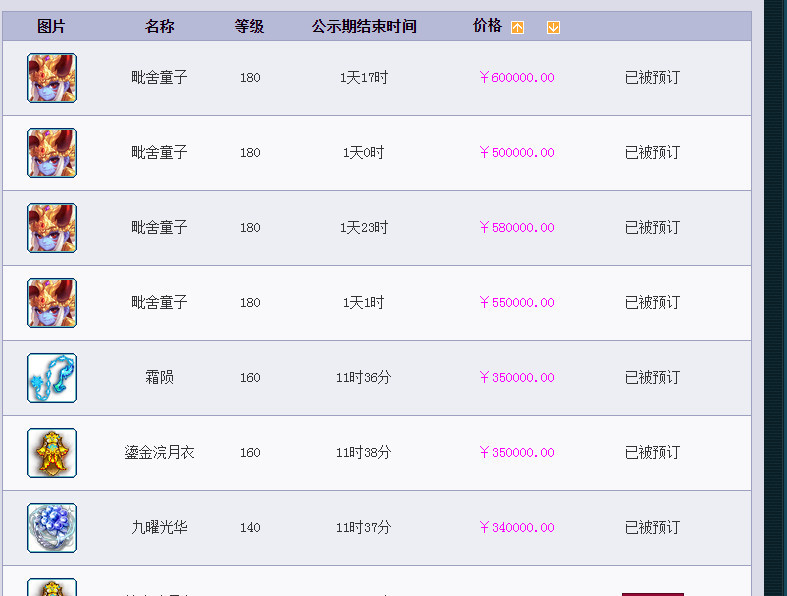 梦幻西游,装备,召唤兽,宝宝,藏宝阁