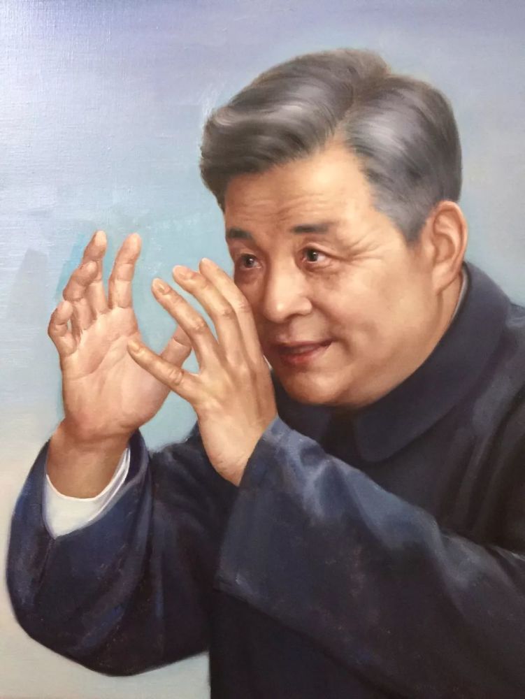 青年画家何承东向邓稼先故居纪念馆捐赠油画《两弹元勋邓稼先》