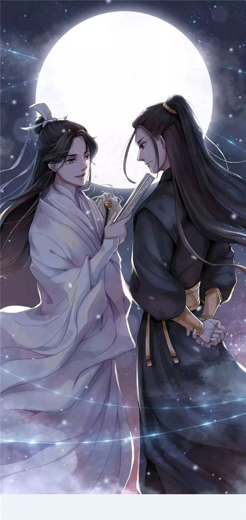 《天官赐福》古风壁纸:穿上旗袍的花怜来袭,没见过这么妖的花城