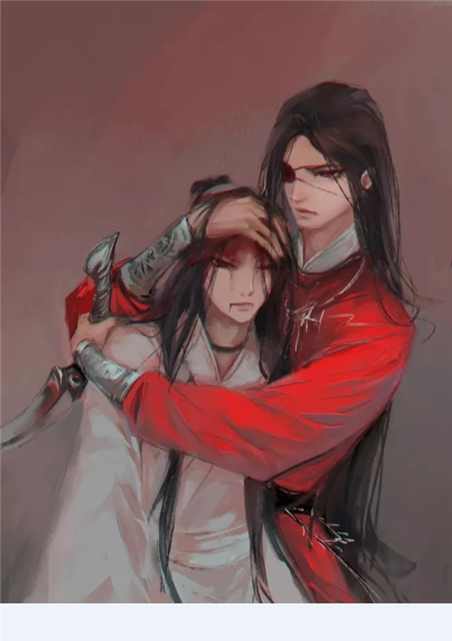 《天官赐福》古风壁纸:戴眼罩的花城,笑起来还是一样的俊美无双