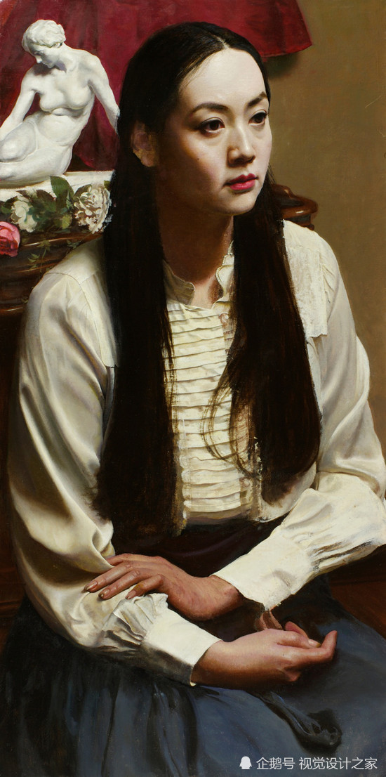 油画大师-徐芒耀,用生命画画的艺术家,画中女性充满东方之美