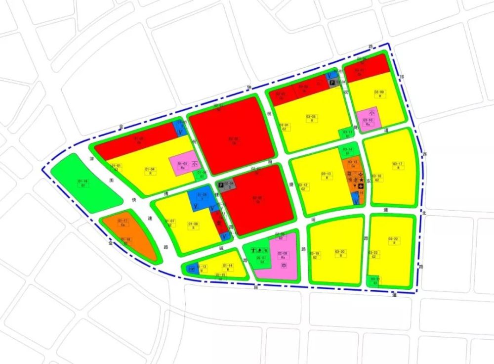 2021东丽新立规划图,东丽区最新道路规划图 东丽"新环内"住区配建学校 公园