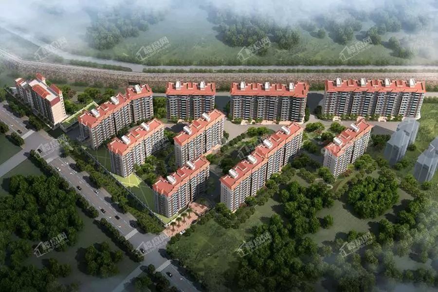 美加南洋壹号鸟瞰效果图 江南板块 源昌江南城鸟瞰效果图 池店南板块