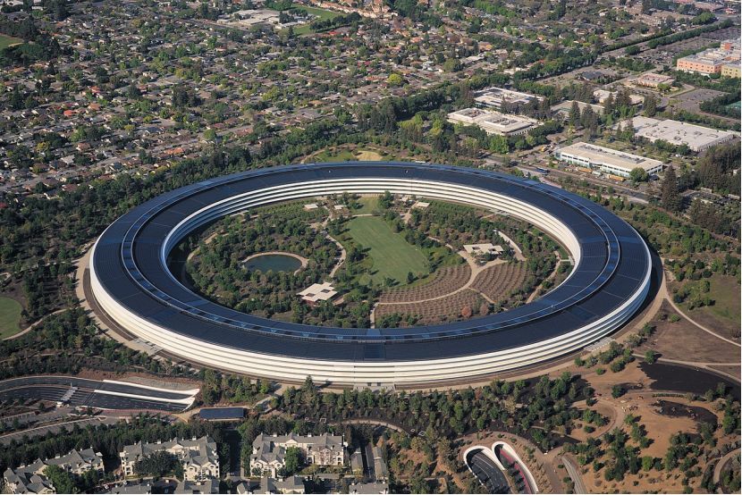 苹果新总部apple park 图片来源:维基百科