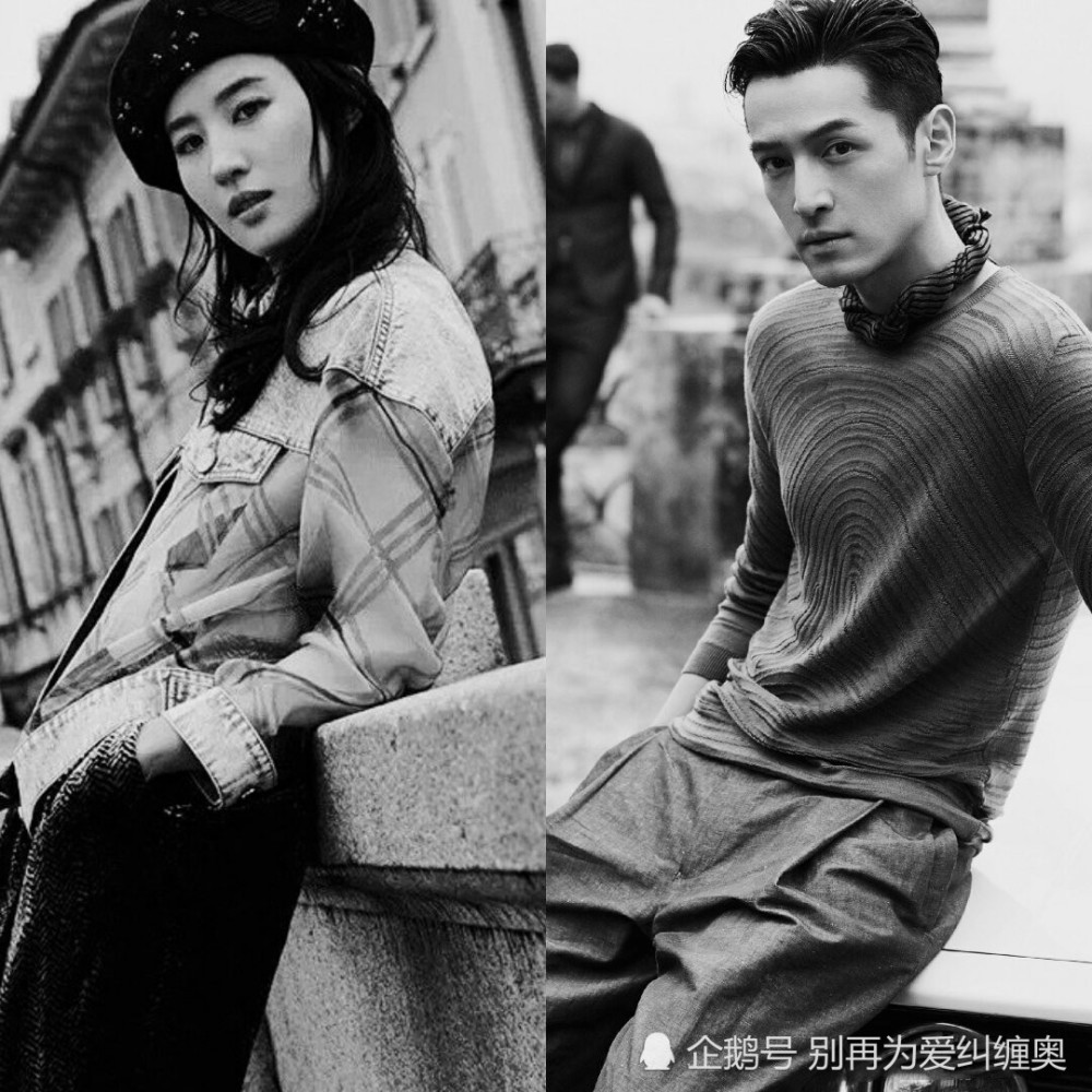 刘亦菲胡歌同为一个品牌代言,两人神同步的瞬间,网友