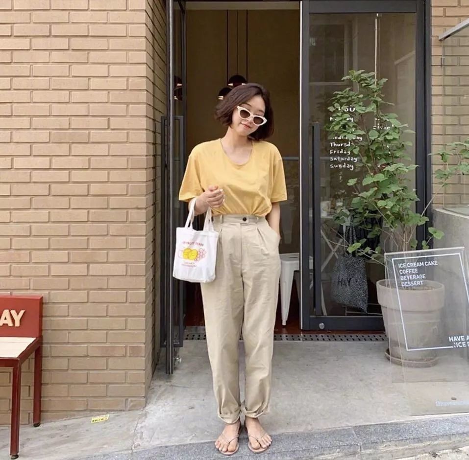 153cm女生韩系夏日穿搭,小个子注意这几点,显高显瘦没