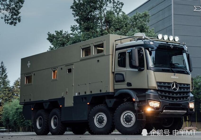 超级8x8越野房车,坦克能去的地方它就能去,续航2000km