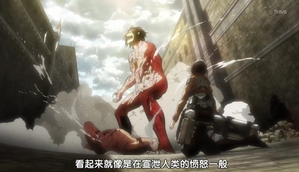 进击的巨人,无垢巨人,莱纳,艾伦,吼叫