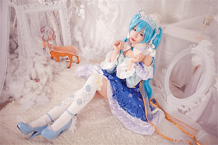 初音未来,美女,cosplay,二次元