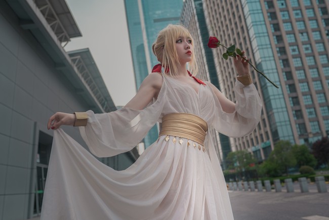 cn:雪姬.cos正片:fgo——尼禄睡裙ver,光影超棒的视觉盛宴!