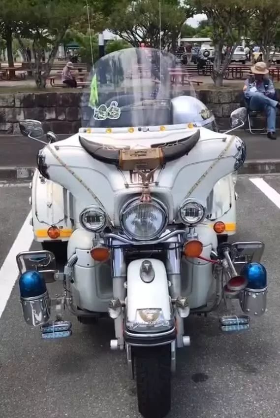 日本"老头乐"三轮摩托车是挺好看,日本四大摩托车公司