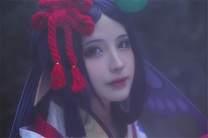 cos正片:阴阳师——蝴蝶精,满脸胶原蛋白的小仙女,可爱无敌