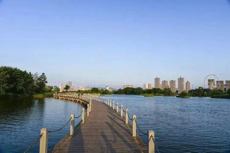 汉中湿地公园,一幅水墨江南的画卷