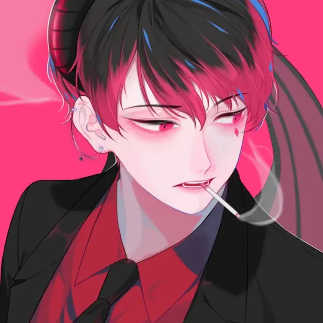 动漫男生抽烟头像l戒掉烟和酒,来弥补残缺的画面