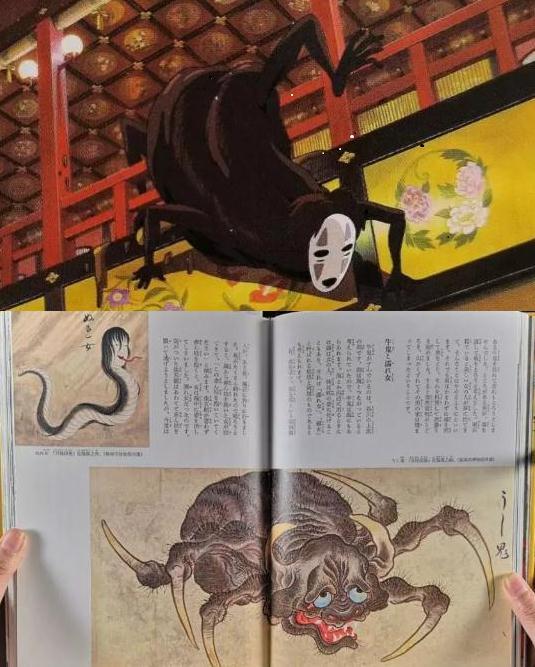 千与千寻妖怪原型:汤婆婆霸气,锅炉爷爷暖心,无脸男竟然长这样