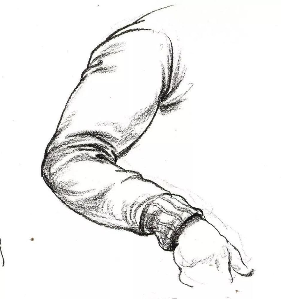 速写局部刻画之上肢