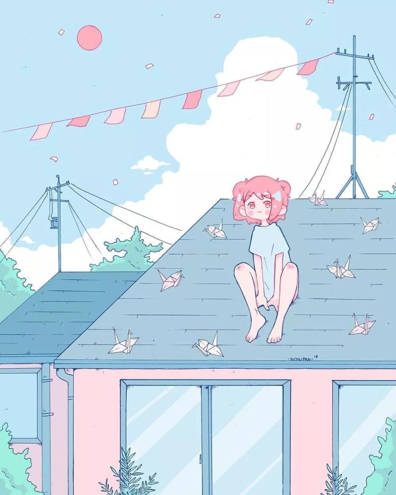 第171期:智利插画师 nemupan 简单清新的作品