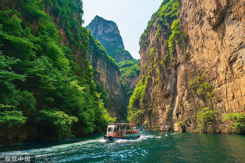 八泉峡,太行山大峡谷,山西长治,悬崖绝壁,峡谷,旅游景区