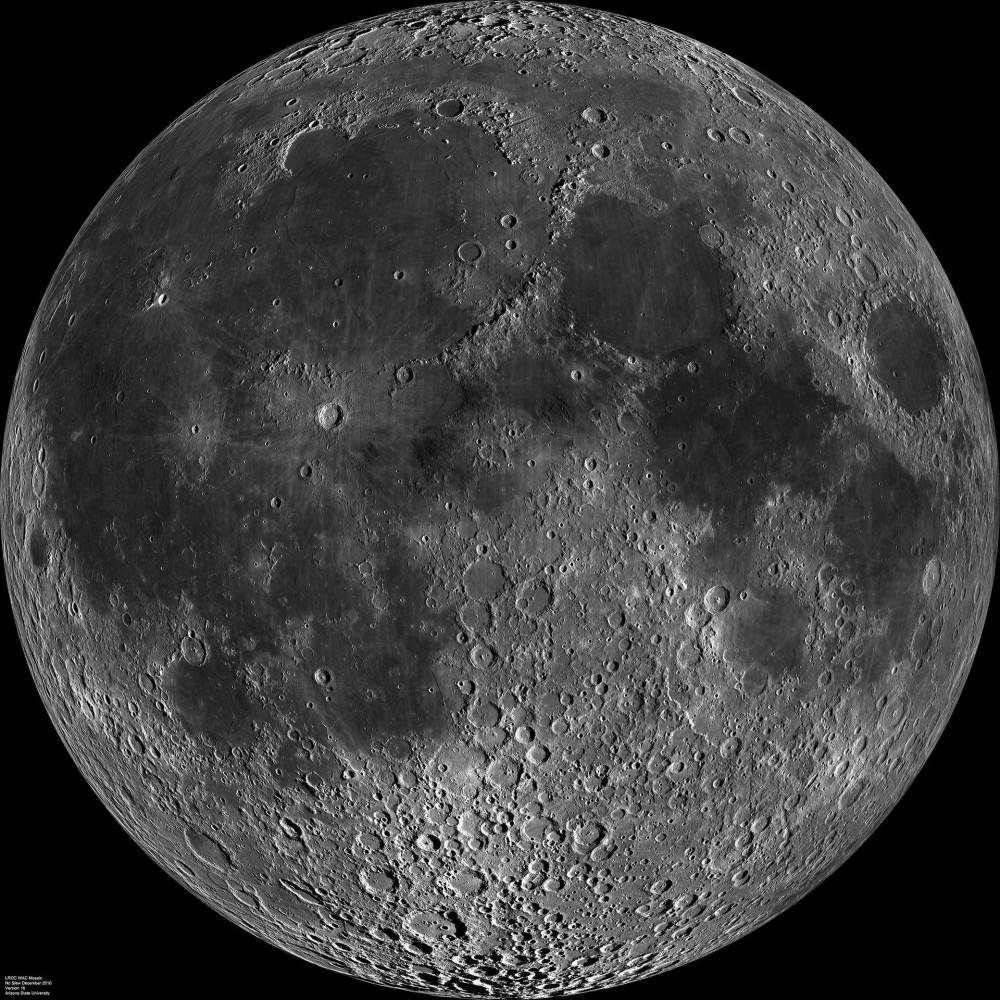 今夜赏月科普知识:月球的正面为什么比背面暗?这都是月海惹的祸
