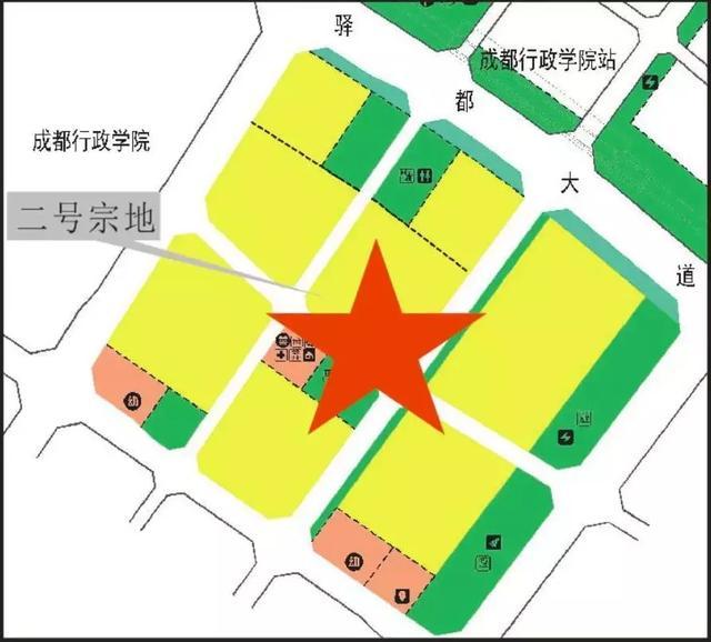 2号宗地具体为龙泉驿区大面街道驿都大道以南,行政学院以东地块,净