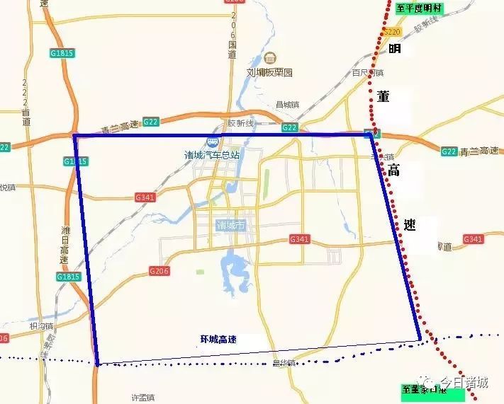 明董高速公路(青岛平度市明村至西海岸经济新区董家口)全长约126公里