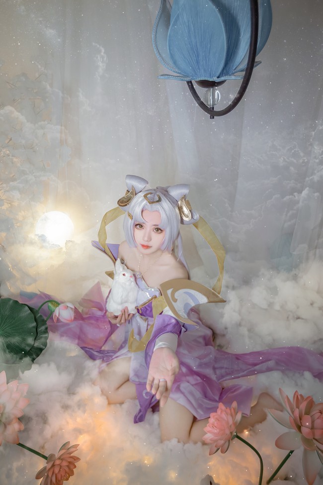 cos:王者荣耀,仙气满满的嫦娥小姐姐